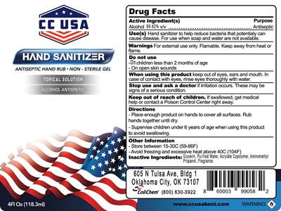 4 Ounce Gel Hand Sanitizer Label.jpg 4 oz Label - 4 Ounce Gel Hand Sanitizer Label